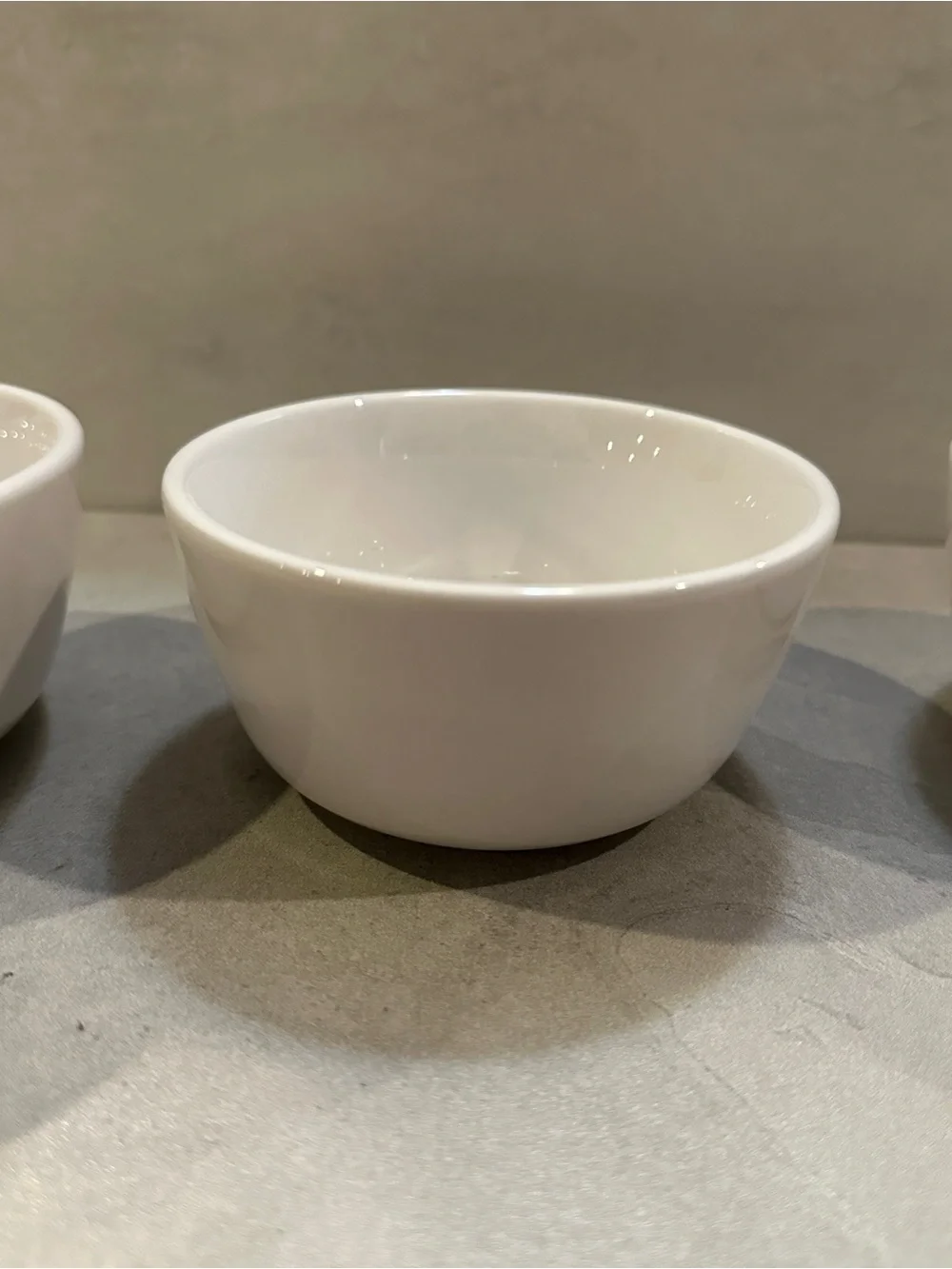Set Of 3 Project 62 Stoneware 4” Snack Bowls AVESTA Modern Round White
